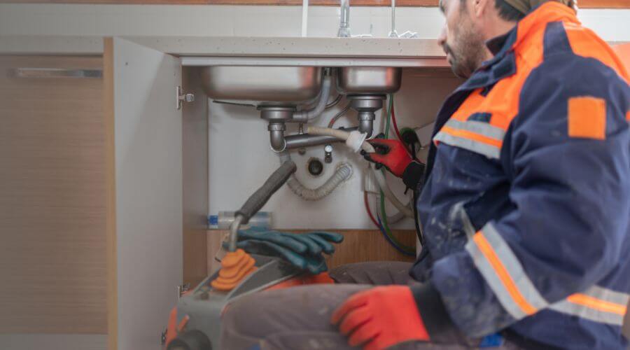 Professional slab leak plumber services in Caldwell, KS